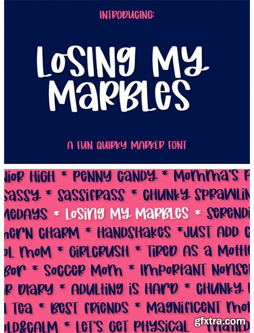 Losing My Marbles Font