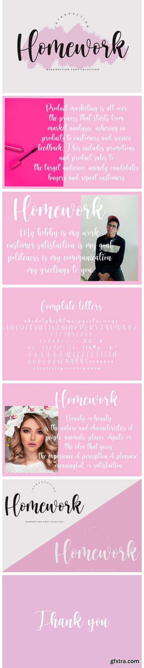 Homework Font