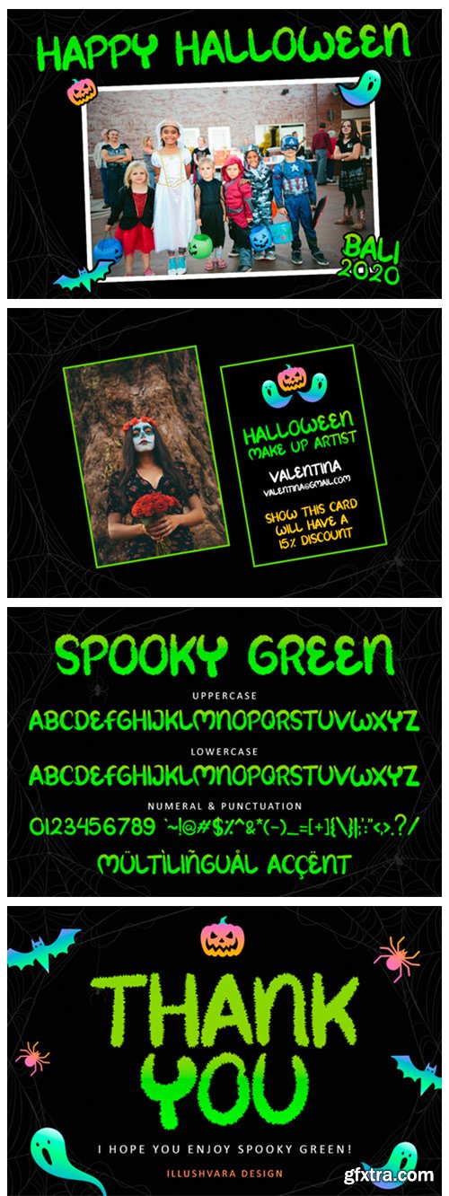 Spooky Green Font