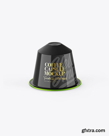 Glossy Coffee Capsule Mockup 63091