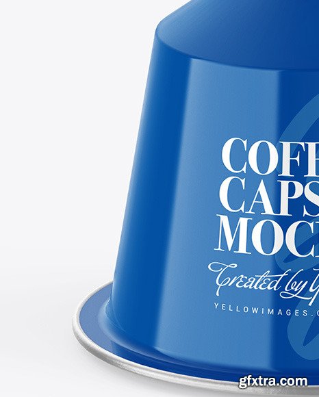 Glossy Coffee Capsule Mockup 63091