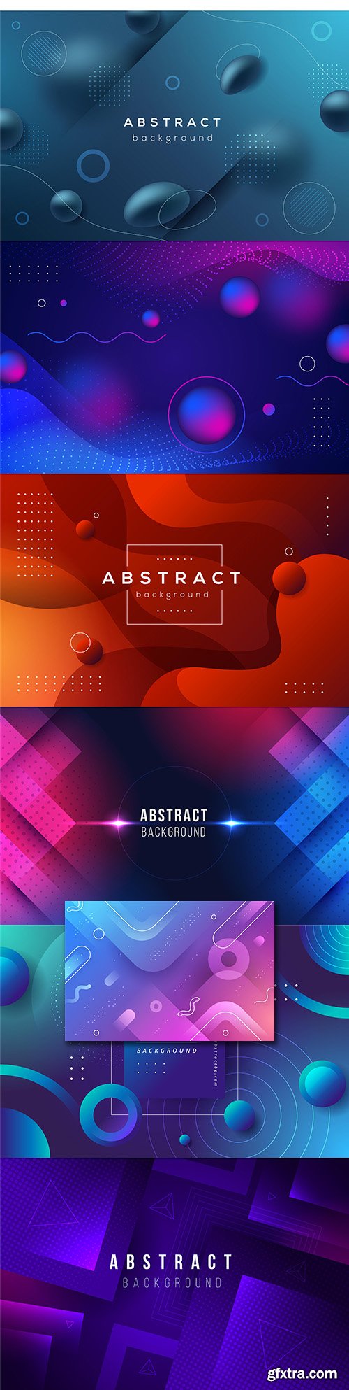 Gradient abstract design geometric background shape
