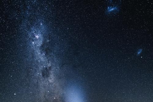 Beautiful milky way in the night sky - 843909