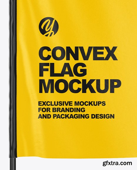 Convex Flag Mockup 63377