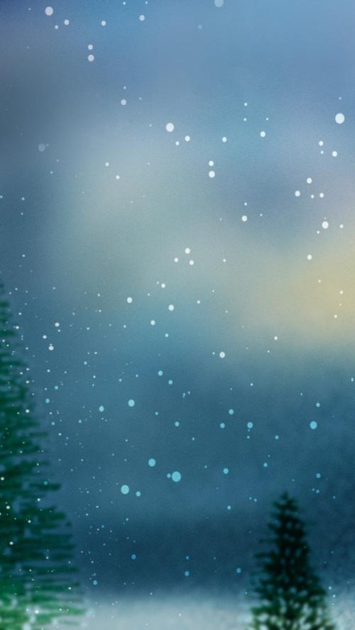 Christmas trees mobile phone wallpaper - 1229565