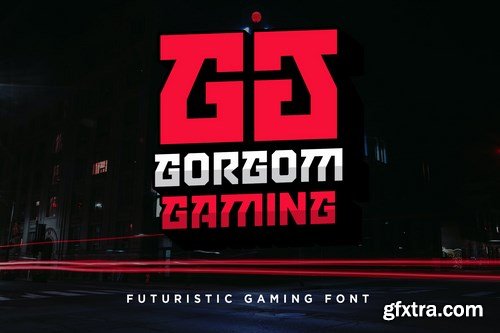 Gorgom - Futuristic Gaming Font