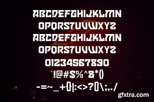 Gorgom - Futuristic Gaming Font