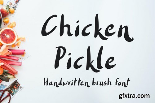 Chicken Pickle - Brush Font