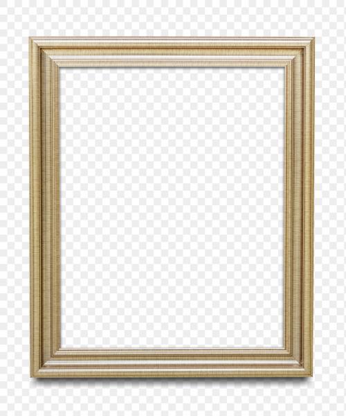 Wooden picture frame mockup transparent png - 1230674