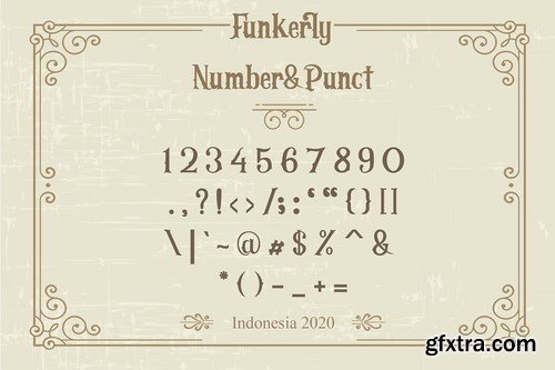 Funkerly Vintage Typeface Serif Font