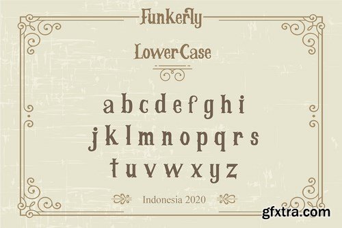 Funkerly Vintage Typeface Serif Font