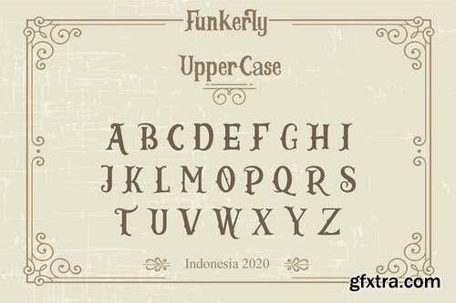 Funkerly Vintage Typeface Serif Font