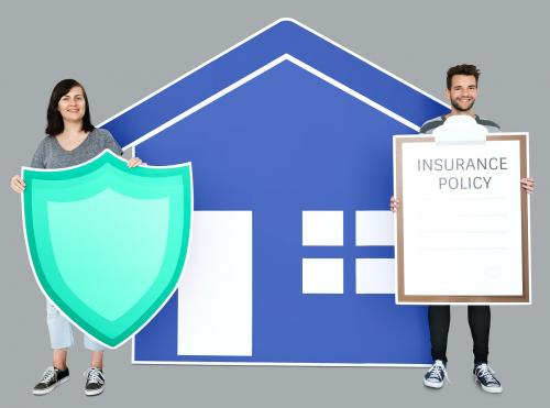 People and home insurance concept - 450468