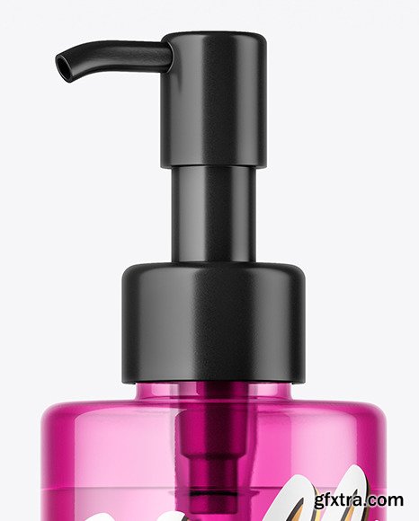 Cosmetic Bottle with Pump Mockup 63018