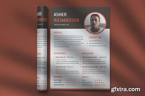 CV Resume Professional Template Vol. 19