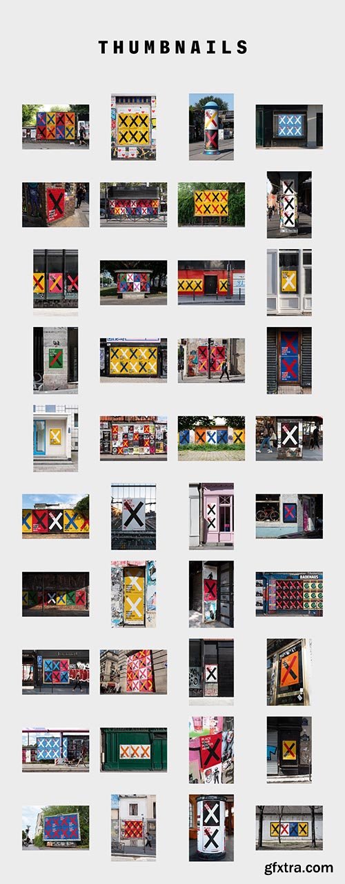 CreativeMarket - Urban Poster Mockup VOL.5 5005748