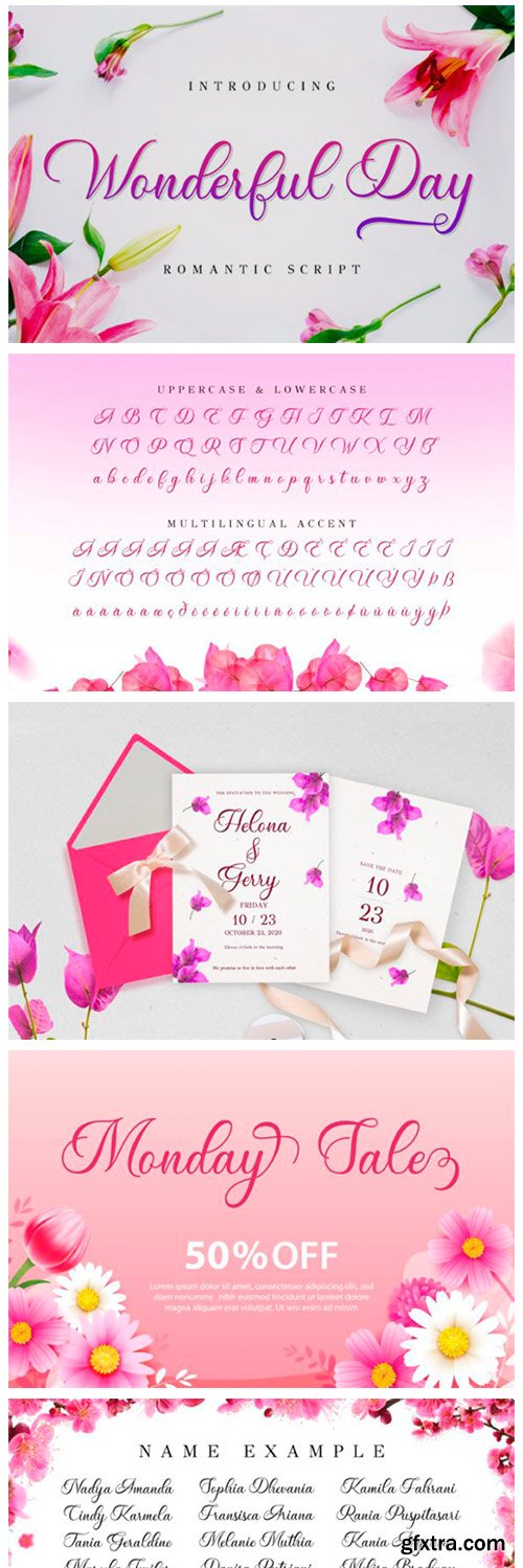 Wonderful Day Font