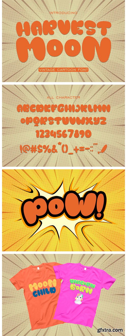 Harvest Moon Font