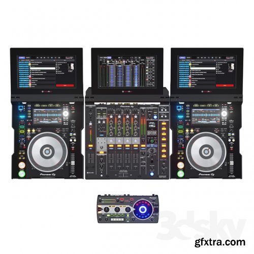 Pioneer DJ Collection 3D model