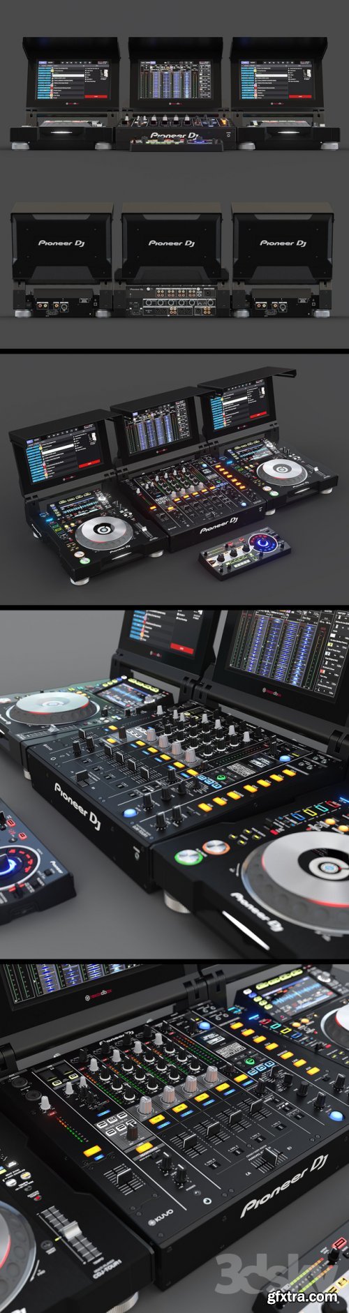 Pioneer DJ Collection 3D model