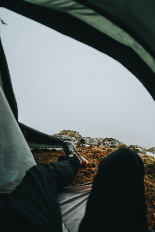 Camping at a misty Glen Coe in Scotland - 935799