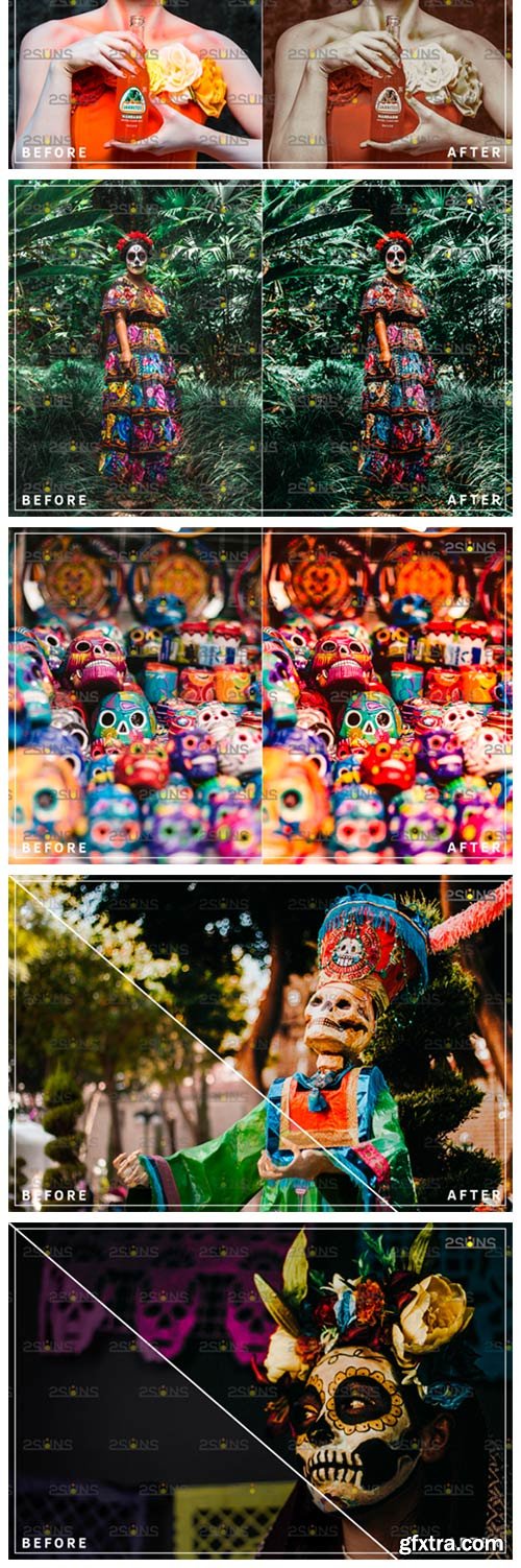 Dia De Muertos Halloween Presets 4541268