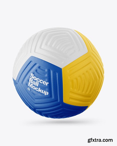 Modern Soccer Ball Mockup - Front View 63291