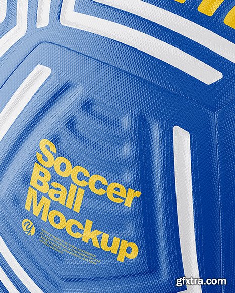 Modern Soccer Ball Mockup - Front View 63291