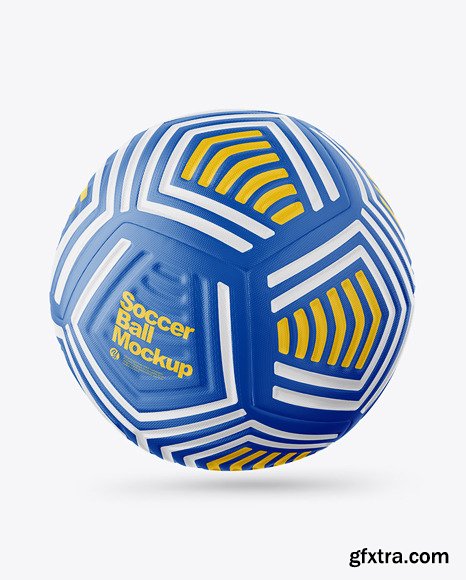 Modern Soccer Ball Mockup - Front View 63291