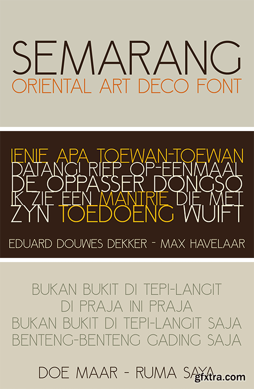 Semarang Font Family