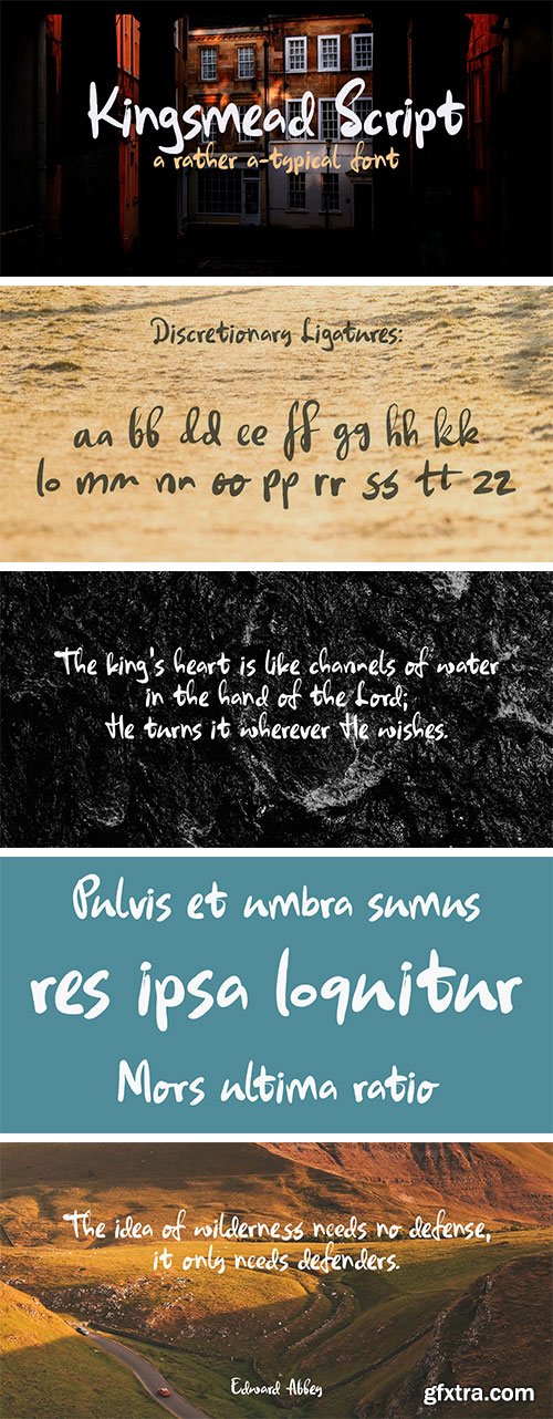 Kingsmead Script Font Family