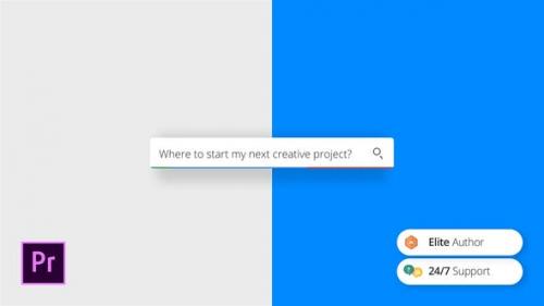 Videohive - Simple Search Logo | Premiere Pro Template