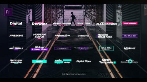 Videohive - Digital Glitch Titles For Premiere Pro