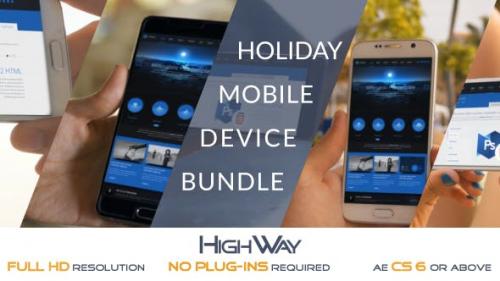 Videohive - Holiday Mobile Device Bundle 