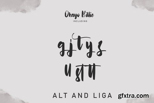 Ohayo Billie Handwritten Font