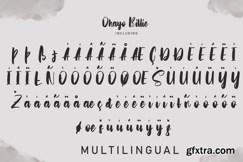 Ohayo Billie Handwritten Font