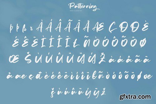 Patterning Font