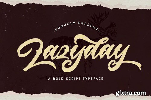 CM - Lazyday - Bold Script Font 5159096