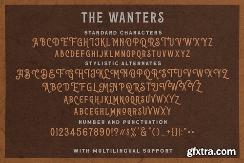 CreativeMarket - The Wanters - Display Typeface - 5161268