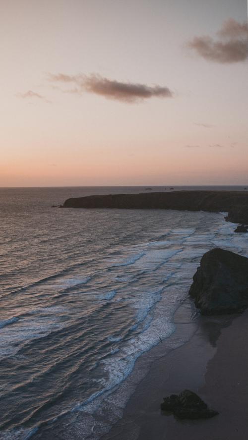 Orange sky at the beach - 1215669