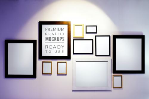 Picture frames mockup - 296485