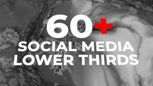 Videohive - 60 Social Media Lower Thirds