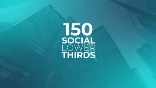 Videohive - 150 Social Media Lower Thirds