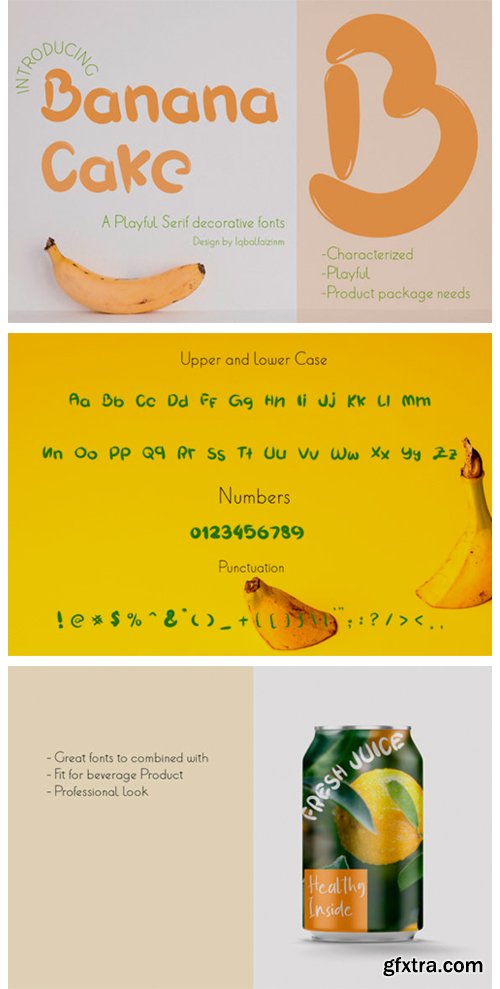 Banana Cake Font