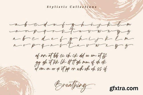 Breathing Brush Signature Font