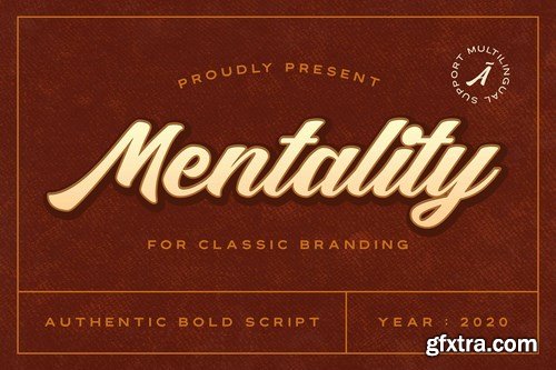 Mentality - Authentic Bold Script