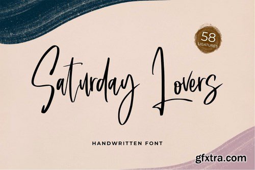 Saturday Lovers - Classy Handwritten