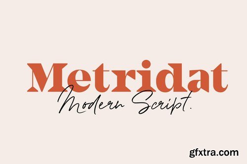 Metridat Fonts DUO Set