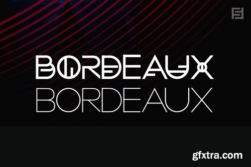 BORDEAUX - Custom Hybrid Display Typeface