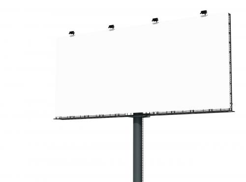 Three dimensional image of a billboard - 322556